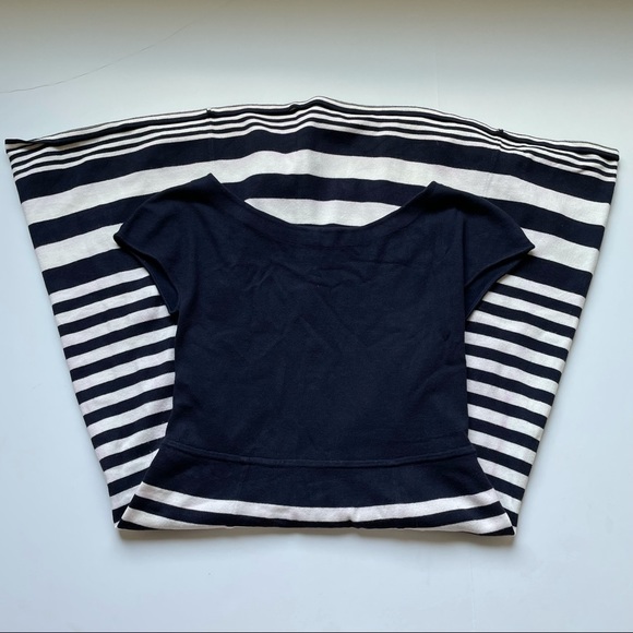 Boden Dresses & Skirts - Boden Womens Navy White Stripe Boatneck Midi Dress Sz 8